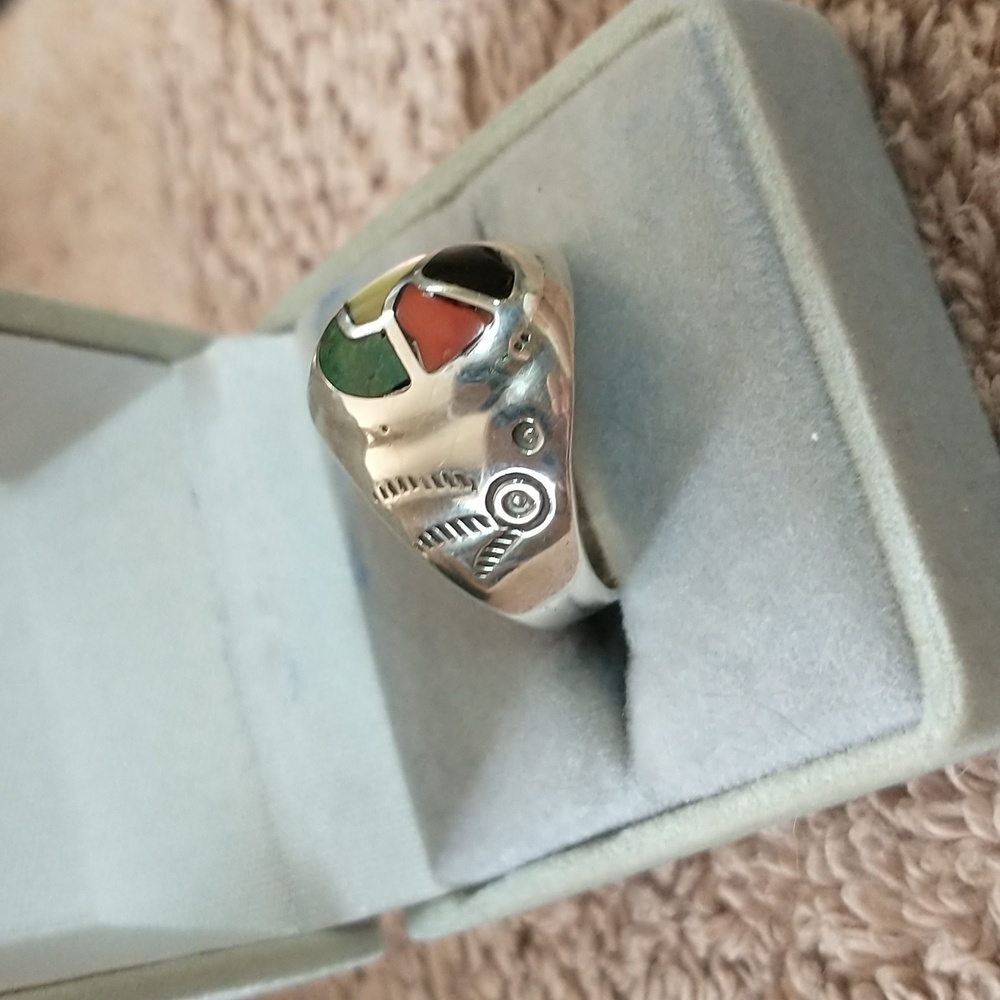 Silver Western Ring - image 2